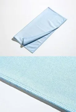 10 Microfaser Tücher Blau Tuch Mikrofaser Fenstertücher Fenster Glastücher Glas