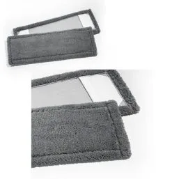 50 Stück Pack Premium Micromopp 50cm Grau Wischmopp Microfaser Microfasermopp