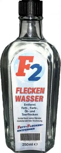 F2 F 2 Fleckenwasser Entfernt Fett-, Farb-, Öl- & Teerflecken 250 Ml