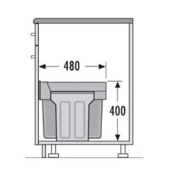 Hailo Abfallsammler TA Swing 30.2/30 Tandem Mülltrennsystem 2x 15 9 Hailo Abfallsammler TA Swing 30.2/30 Tandem Mülltrennsystem 2x 15 -Haushalt & Küche Geschäft 218253283