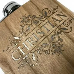 Flachmann Mit Name Graviert Geschenk Vatertag, Geburtstag Weihnachtsgeschenk Männer 5 Flachmann Mit Name Graviert Geschenk Vatertag, Geburtstag Weihnachtsgeschenk Männer -Haushalt & Küche Geschäft 219097896