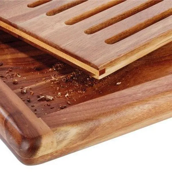 APS Brotstation Brotschneidestation Brotschneidebrett Brotbrett Akazie Neu 3 APS Brotstation Brotschneidestation Brotschneidebrett Brotbrett Akazie Neu – Bild 3