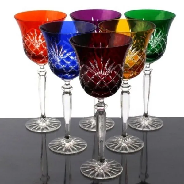 Römer Bleikristall Wein Gläser 6 Stück (421KK) Farbig Sortiert Kristall Weingläser 5 Römer Bleikristall Wein Gläser 6 Stück (421KK) Farbig Sortiert Kristall Weingläser – Bild 5