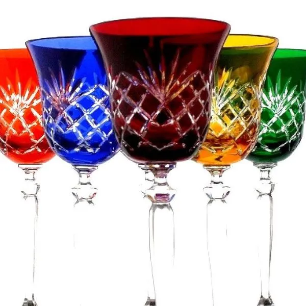 Römer Bleikristall Wein Gläser 6 Stück (421KK) Farbig Sortiert Kristall Weingläser 2 Römer Bleikristall Wein Gläser 6 Stück (421KK) Farbig Sortiert Kristall Weingläser – Bild 2