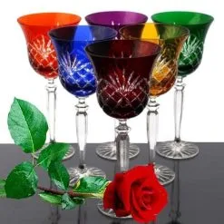 Römer Bleikristall Wein Gläser 6 Stück (421KK) Farbig Sortiert Kristall Weingläser 13 Römer Bleikristall Wein Gläser 6 Stück (421KK) Farbig Sortiert Kristall Weingläser -Haushalt & Küche Geschäft 305064568