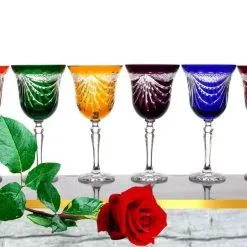 Römer Bleikristall Wein Gläser 6 St(421FIR Welle) Farbig Sortiert Kristall Weingläser 10 Römer Bleikristall Wein Gläser 6 St(421FIR Welle) Farbig Sortiert Kristall Weingläser -Haushalt & Küche Geschäft 305067378