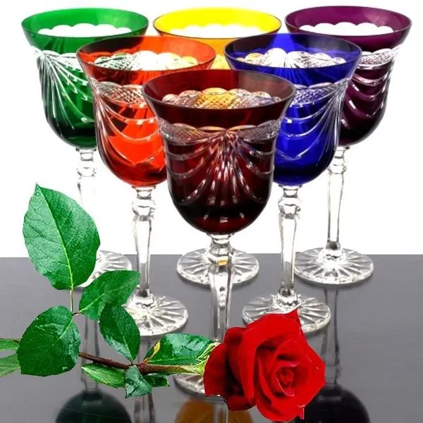 Römer Bleikristall Wein Gläser 6 St(421FIR Welle) Farbig Sortiert Kristall Weingläser 1 Römer Bleikristall Wein Gläser 6 St(421FIR Welle) Farbig Sortiert Kristall Weingläser