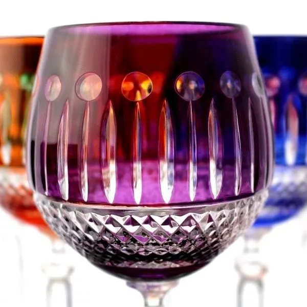 Weingläser Bleikristall 6 Stück Rotwein-Gläser Farbig Sortiert Kristall Weingläser 2 Weingläser Bleikristall 6 Stück Rotwein-Gläser Farbig Sortiert Kristall Weingläser – Bild 2