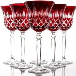 Weingläser Rot Bleikristall 6 Stück Römer Kristall Weißwein-Gläser 9 Weingläser Rot Bleikristall 6 Stück Römer Kristall Weißwein-Gläser -Haushalt & Küche Geschäft 305073929