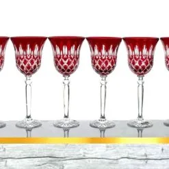 Weingläser Rot Bleikristall 6 Stück Römer Kristall Weißwein-Gläser 12 Weingläser Rot Bleikristall 6 Stück Römer Kristall Weißwein-Gläser -Haushalt & Küche Geschäft 305073967