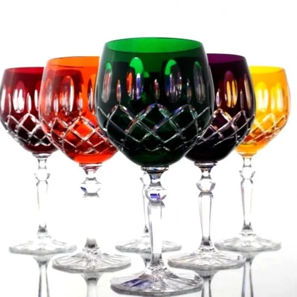 Römer Bleikristall Wein Gläser 6 Stück (416CAR) Farbig Sortiert Römer Weingläser 3 Römer Bleikristall Wein Gläser 6 Stück (416CAR) Farbig Sortiert Römer Weingläser – Bild 3