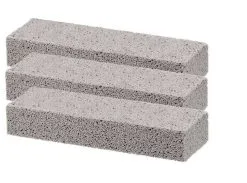 3 Stück WC-Stein Reinigungsstein Putzstein Kratzstein WC Kalkentferner Rost