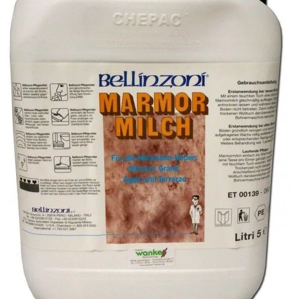 Bellinzoni Marmormilch 5 L Pflegeemulsion Für Marmor 2 Bellinzoni Marmormilch 5 L Pflegeemulsion Für Marmor – Bild 2