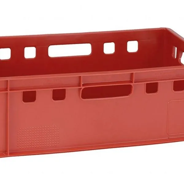 4 Stapelkisten Gemüsebehälter Eurobehälter Transportbox Rot E2 NEU Gastlando 2 4 Stapelkisten Gemüsebehälter Eurobehälter Transportbox Rot E2 NEU Gastlando – Bild 2