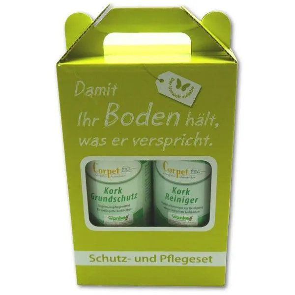 Corpet Kork Pflegeset (Grundschutz & Reiniger) 1 Corpet Kork Pflegeset (Grundschutz & Reiniger)