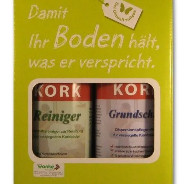 Corpet Kork Pflegeset (Grundschutz & Reiniger) 2 Corpet Kork Pflegeset (Grundschutz & Reiniger) – Bild 2