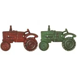 Esschert Design Wand Flaschen Öffner Traktor Trecker Kapel Heber Vintage Metall