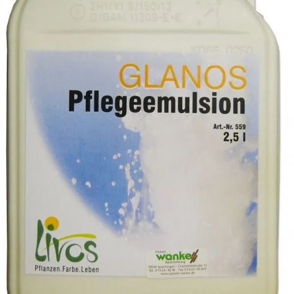 Livos Glanos Pflegeemulsion 559 2,5 L 2 Livos Glanos Pflegeemulsion 559 2,5 L – Bild 2