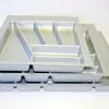 Besteckeinsatz Besteckkasten Variabel Zum Zuschneiden 40 45 50 60 Cm Silbergrau