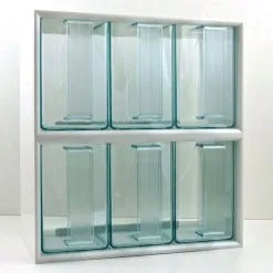 ELCO Schüttenkasten Schüttenbox Gewürzschütte Küchenschütte Vorratsschütte 6 Schütten