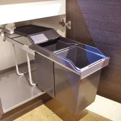 Abfallsammler Hailo Tandem 3650-10 Double Bin 30 Liter 2x15 TA Swing 30.2/30 A -Haushalt & Küche Geschäft 363298430