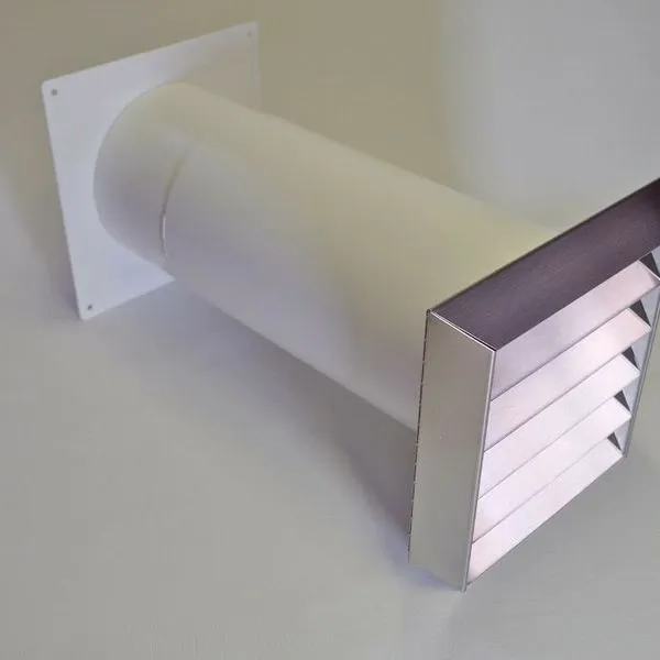 Abluft Mauerkasten 150 Edelstahl Mit Rückstauklappe Rundanschluß Wetterschutz 1 Abluft Mauerkasten 150 Edelstahl Mit Rückstauklappe Rundanschluß Wetterschutz