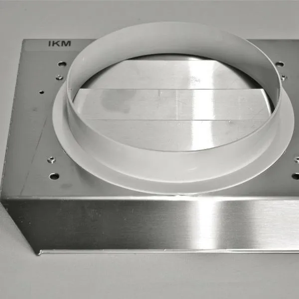 Abluft Mauerkasten 150 Edelstahl Mit Rückstauklappe Rundanschluß Wetterschutz 6 Abluft Mauerkasten 150 Edelstahl Mit Rückstauklappe Rundanschluß Wetterschutz – Bild 6