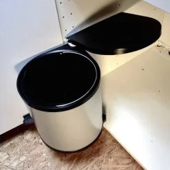 Wesco Mülleimer Abfallsammler Klassik Mit Türmitnehmer 11 Liter Küche 40er Tür