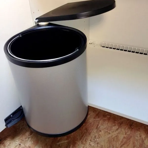 Wesco Mülleimer Klassik Rund Türmitnehmer Abfallsammler 13 Liter Küche Einbau 1 Wesco Mülleimer Klassik Rund Türmitnehmer Abfallsammler 13 Liter Küche Einbau