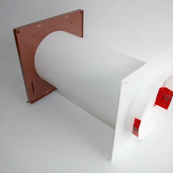 Mauerkasten Ø 150 Mm Anschluß Rund Gitter Braun Wetterschutzgitter Abluft 2 Mauerkasten Ø 150 Mm Anschluß Rund Gitter Braun Wetterschutzgitter Abluft – Bild 2