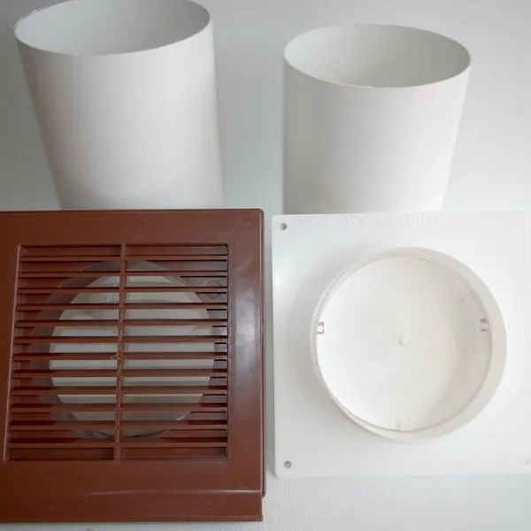 Mauerkasten Ø 150 Mm Anschluß Rund Gitter Braun Wetterschutzgitter Abluft 4 Mauerkasten Ø 150 Mm Anschluß Rund Gitter Braun Wetterschutzgitter Abluft – Bild 4