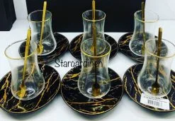 Teegläser Set Glaeser Cay Bardagi Set Weiß