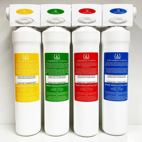 Trinkwasserfilter, Wasserfilter System, Hauswasserfilter 4 Stadien Filtersystem 1 Trinkwasserfilter, Wasserfilter System, Hauswasserfilter 4 Stadien Filtersystem
