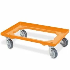 10x Bäckerkiste/ Eurobehälter, LxBxH 600x400x90 Mm, Orange + Transportroller 7 10x Bäckerkiste/ Eurobehälter, LxBxH 600x400x90 Mm, Orange + Transportroller -Haushalt & Küche Geschäft 376852659