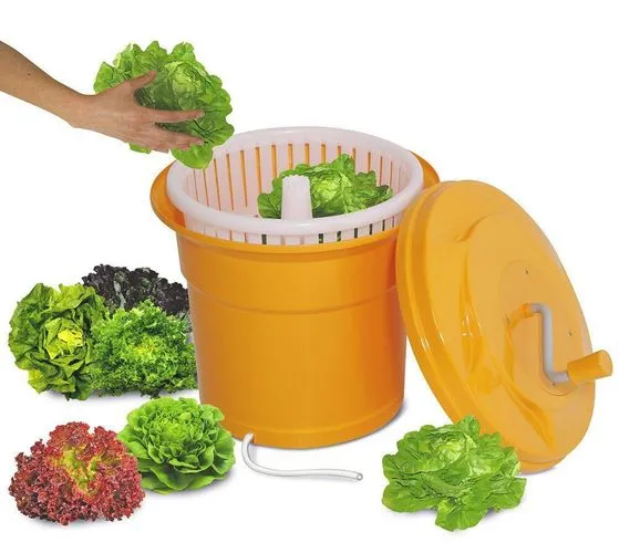 Gastro Salatschleuder, Inhalt 25 Liter, HxØ 520 X 430 Mm, Orange 1 Gastro Salatschleuder, Inhalt 25 Liter, HxØ 520 X 430 Mm, Orange