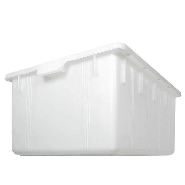 Kunststoffwanne Mit U-Rand, Lebensmittelecht, 150 Liter, LxBxH 820x635x375 Mm, Weiß 3 Kunststoffwanne Mit U-Rand, Lebensmittelecht, 150 Liter, LxBxH 820x635x375 Mm, Weiß – Bild 3