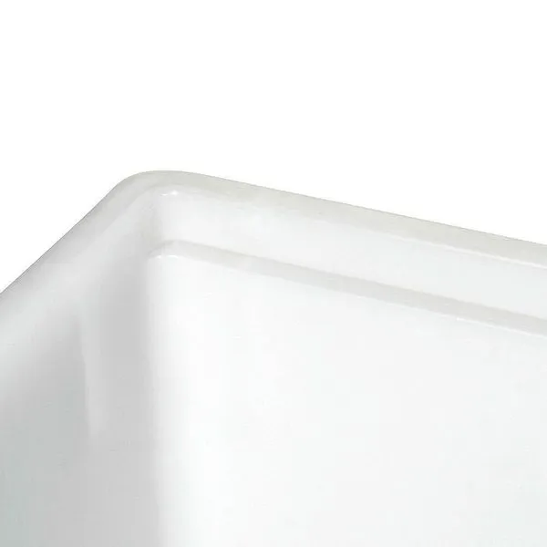 Kunststoffwanne Mit U-Rand, Lebensmittelecht, 150 Liter, LxBxH 820x635x375 Mm, Weiß 4 Kunststoffwanne Mit U-Rand, Lebensmittelecht, 150 Liter, LxBxH 820x635x375 Mm, Weiß – Bild 4