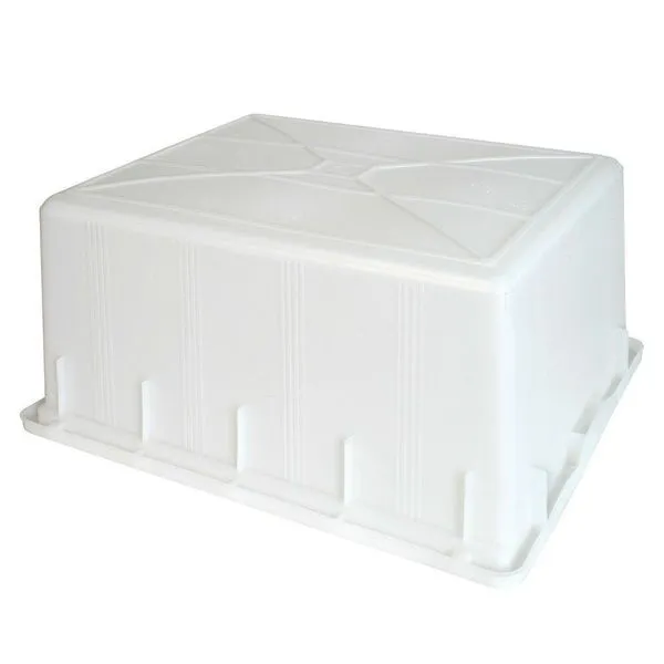 Kunststoffwanne Mit U-Rand, Lebensmittelecht, 150 Liter, LxBxH 820x635x375 Mm, Weiß 6 Kunststoffwanne Mit U-Rand, Lebensmittelecht, 150 Liter, LxBxH 820x635x375 Mm, Weiß – Bild 6