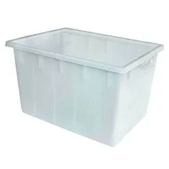 Lebensmittelwanne, Inhalt 180 Liter, LxBxH 850 X 600 X 495 Mm, Weiß, PE-HD