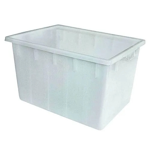 Lebensmittelwanne, Inhalt 180 Liter, LxBxH 850 X 600 X 495 Mm, Weiß, PE-HD 1 Lebensmittelwanne, Inhalt 180 Liter, LxBxH 850 X 600 X 495 Mm, Weiß, PE-HD