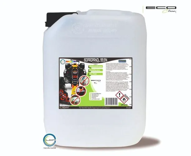 5 Liter ECO-Clean® Isopropanol 99,9%, Isopropylalkohol, IPA, Entfetter 5 L 1 5 Liter ECO-Clean® Isopropanol 99,9%, Isopropylalkohol, IPA, Entfetter 5 L