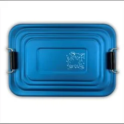 Brotdose Mit Name Lunchbox Aluminium Brotzeitbox Blau Metall Gravur Schulanfang Kita -Haushalt & Küche Geschäft 415610809
