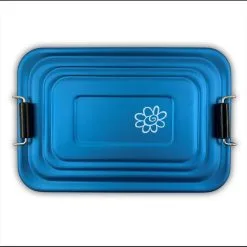 Brotdose Mit Name Lunchbox Aluminium Brotzeitbox Blau Metall Gravur Schulanfang Kita -Haushalt & Küche Geschäft 415611120