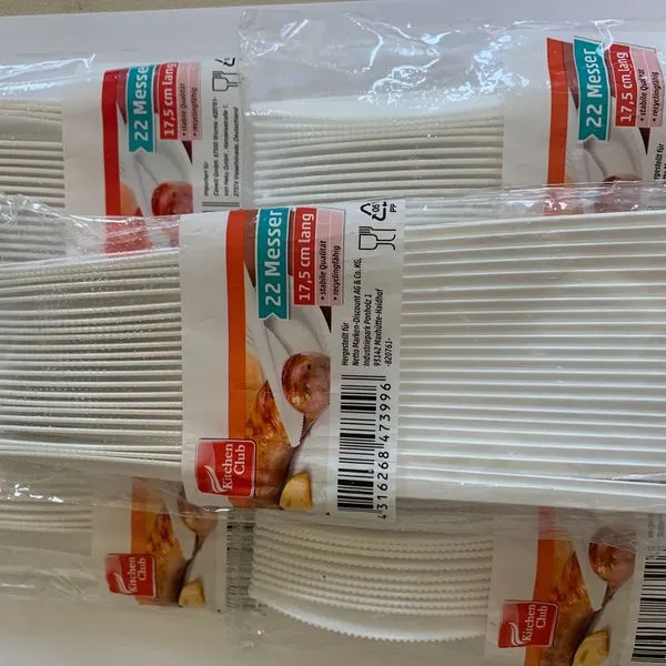 Einweg Plastik Geschirr Besteck Menüteller Gabel Löffel Messer NEU 2 Einweg Plastik Geschirr Besteck Menüteller Gabel Löffel Messer NEU – Bild 2