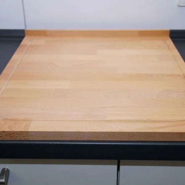 Holz Schneidebrett Holzbrett Ca. 46x54x2cm Mit Anschlagkante U. Saftrille XL 1 Holz Schneidebrett Holzbrett Ca. 46x54x2cm Mit Anschlagkante U. Saftrille XL