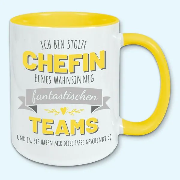 Tasse, Kaffeebecher, Stolze Chefin Eines Fantastischen Teams, Geschenk 6 Tasse, Kaffeebecher, Stolze Chefin Eines Fantastischen Teams, Geschenk – Bild 6
