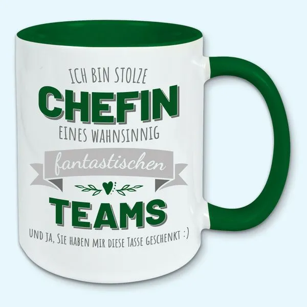 Tasse, Kaffeebecher, Stolze Chefin Eines Fantastischen Teams, Geschenk 7 Tasse, Kaffeebecher, Stolze Chefin Eines Fantastischen Teams, Geschenk – Bild 7