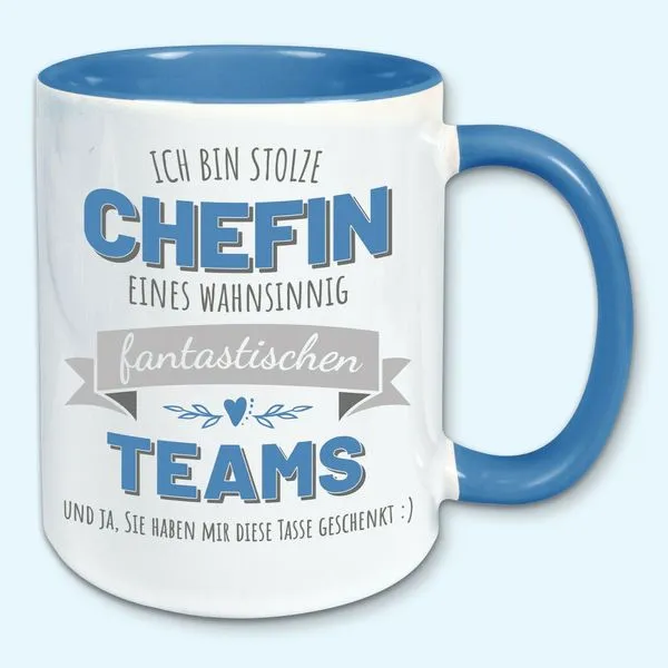 Tasse, Kaffeebecher, Stolze Chefin Eines Fantastischen Teams, Geschenk 10 Tasse, Kaffeebecher, Stolze Chefin Eines Fantastischen Teams, Geschenk – Bild 10