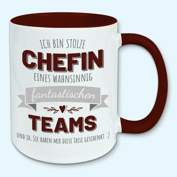 Tasse, Kaffeebecher, Stolze Chefin Eines Fantastischen Teams, Geschenk 11 Tasse, Kaffeebecher, Stolze Chefin Eines Fantastischen Teams, Geschenk – Bild 11