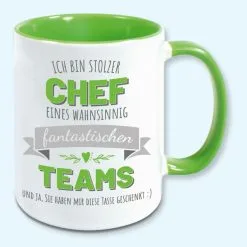 Tasse, Kaffeebecher, Stolzer Chef Eines Fantastischen Teams, Geschenk -Haushalt & Küche Geschäft 447933218